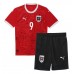 Camiseta Austria Marcel Sabitzer #9 Primera Equipación para niños Eurocopa 2024 manga corta (+ pantalones cortos)